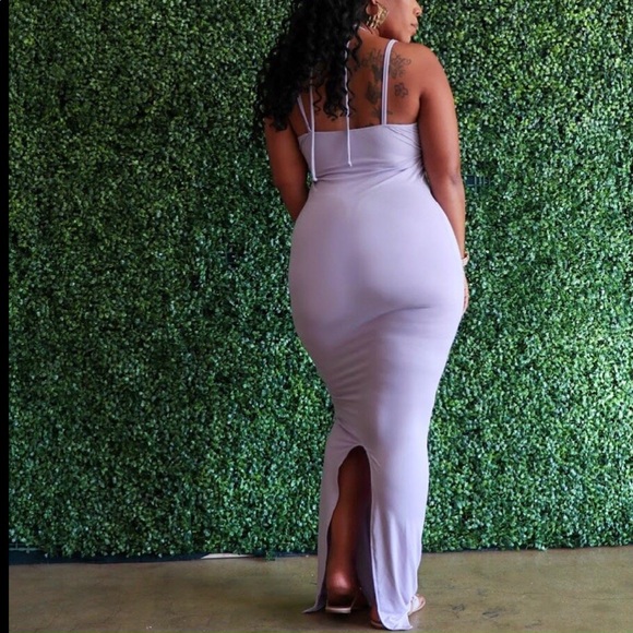 Lavender Long Maxi Dress - Picture 2 of 4